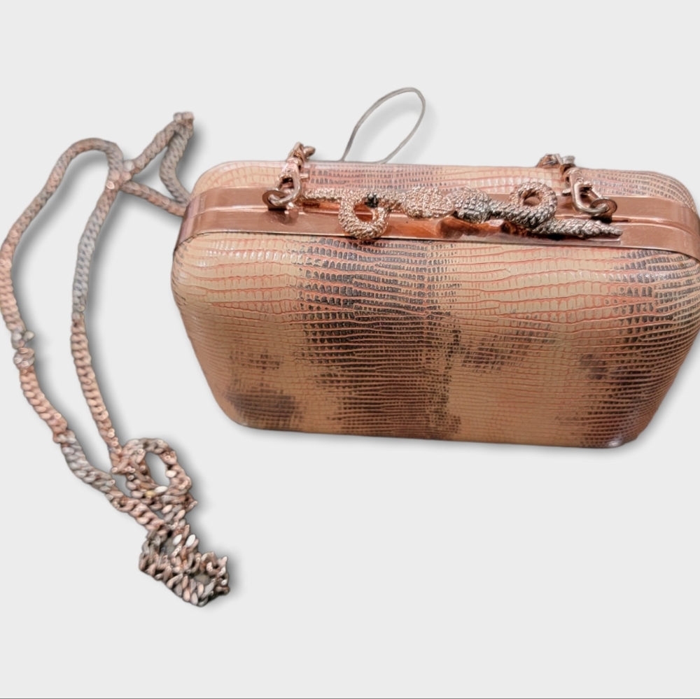 House Of Harlow Snake Clutch